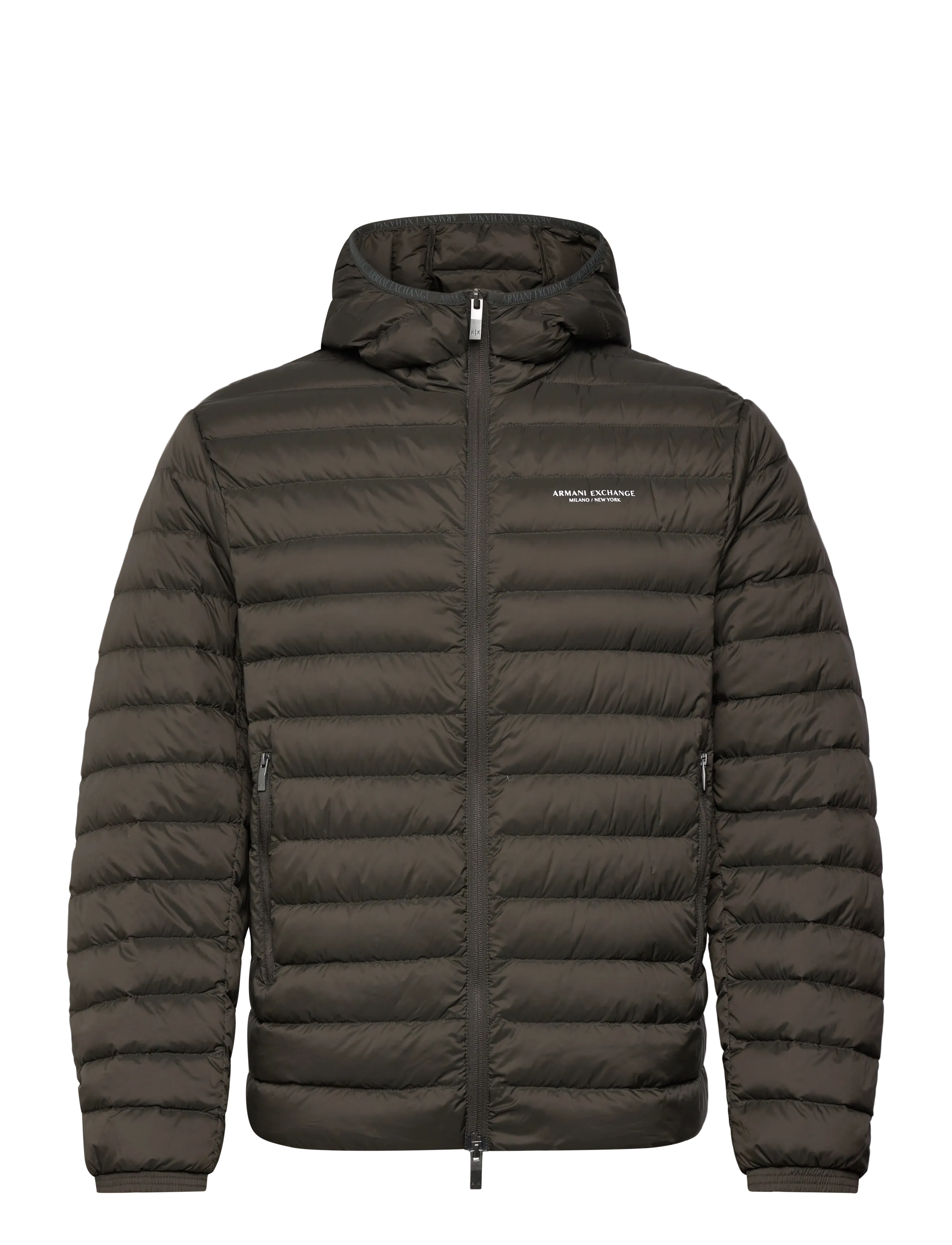 Armani Exchange Down Jacket, M, Jackets, Braun - Padded Männerswear