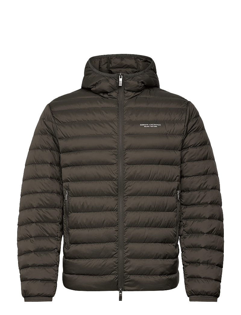 Armani Exchange - DOWN JACKET - daunenjacken - chocolate - 0
