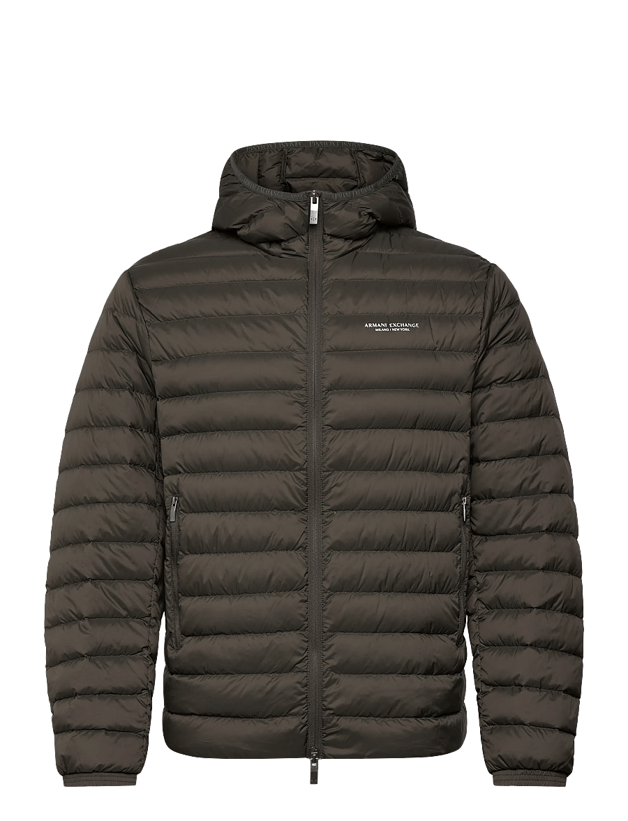 Armani Exchange - DOWN JACKET - down jackets - chocolate - 0