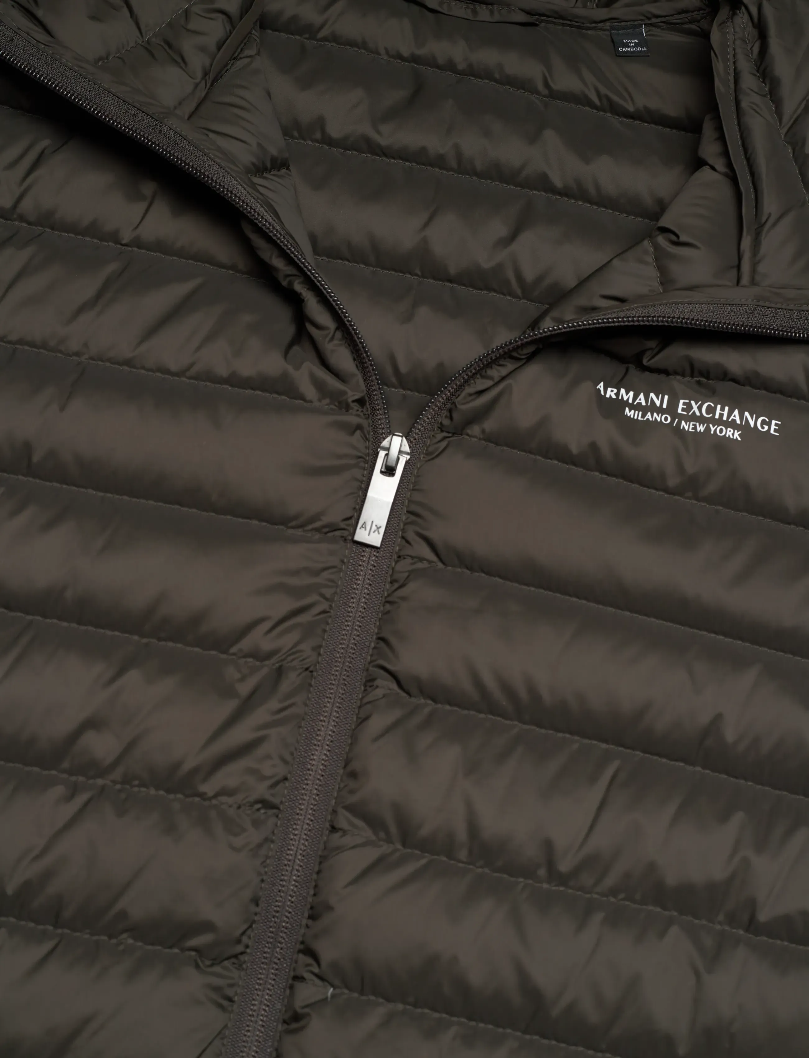 Armani Exchange - DOWN JACKET - winter jackets - chocolate - 2