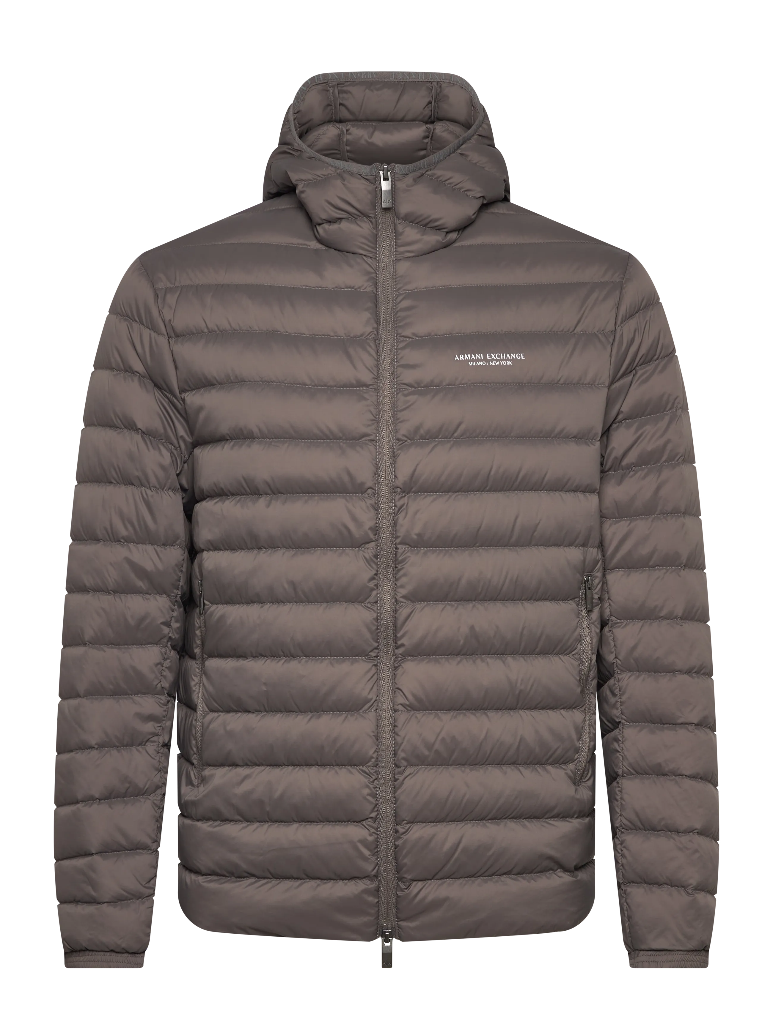 Armani Exchange Down Jacket, L, Jackets, Braun - Padded Männerswear