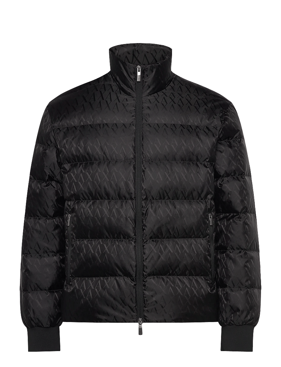 Armani Exchange - DOWN JACKET - vestes matelassées - black - 0