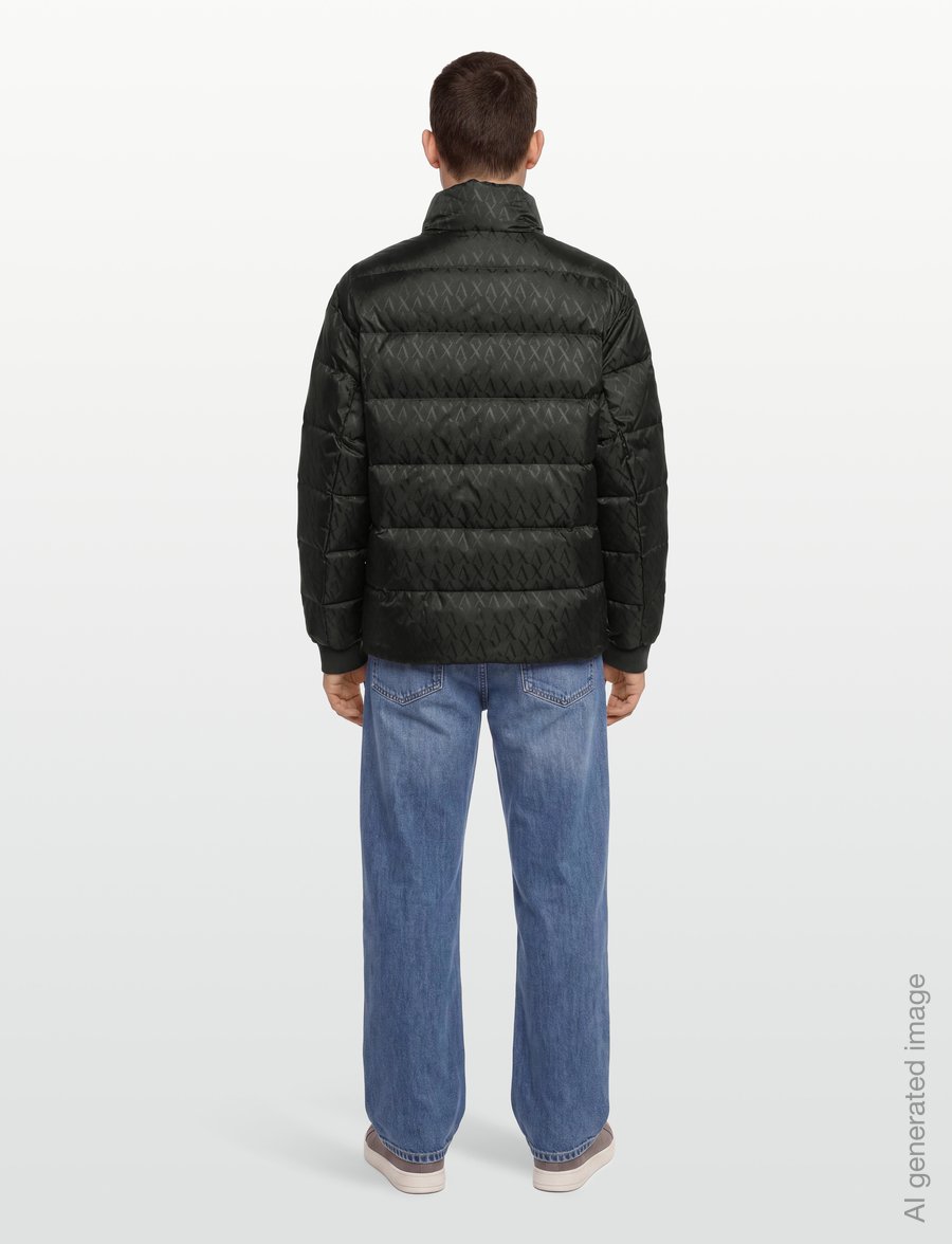 Armani Exchange - DOWN JACKET - talvejoped - peat - 4
