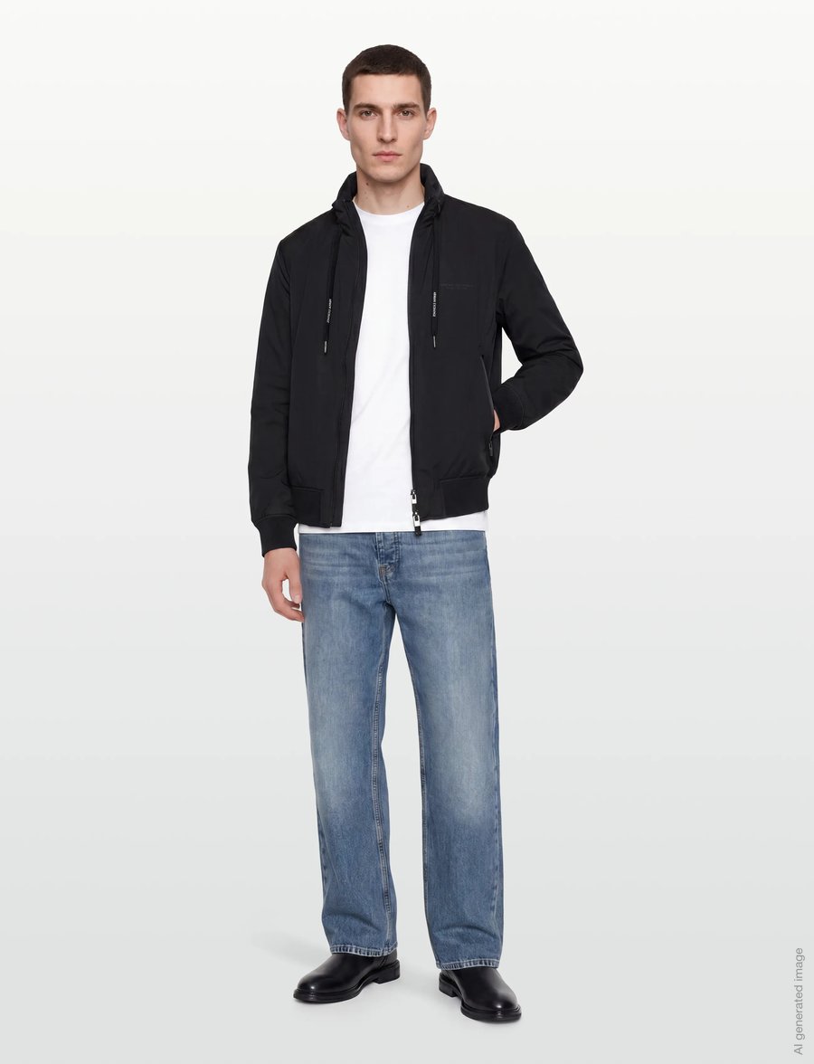 Armani Exchange - BLOUSON JACKET - vårjackor - deep navy - 0
