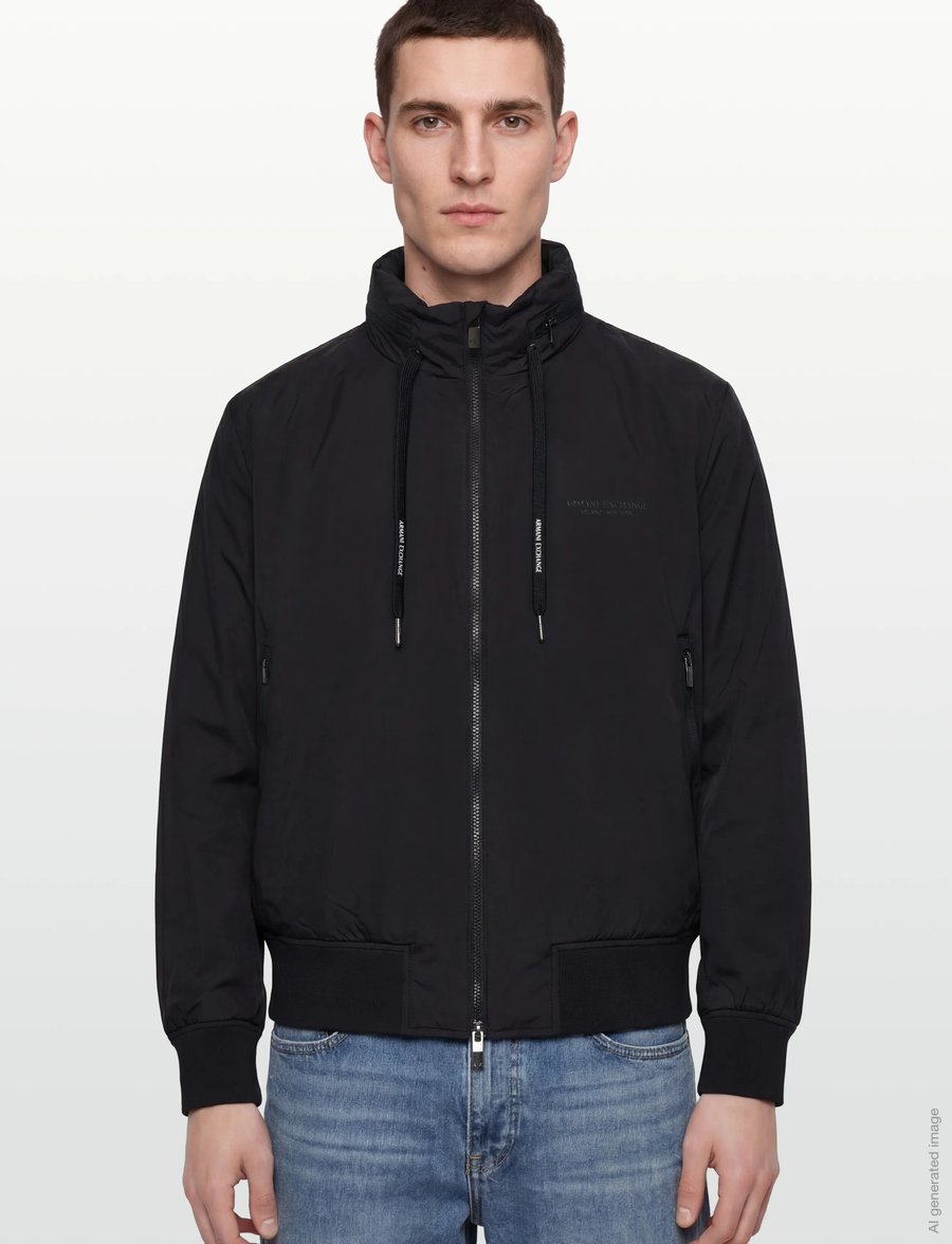 Armani Exchange - BLOUSON JACKET - vårjackor - deep navy - 3