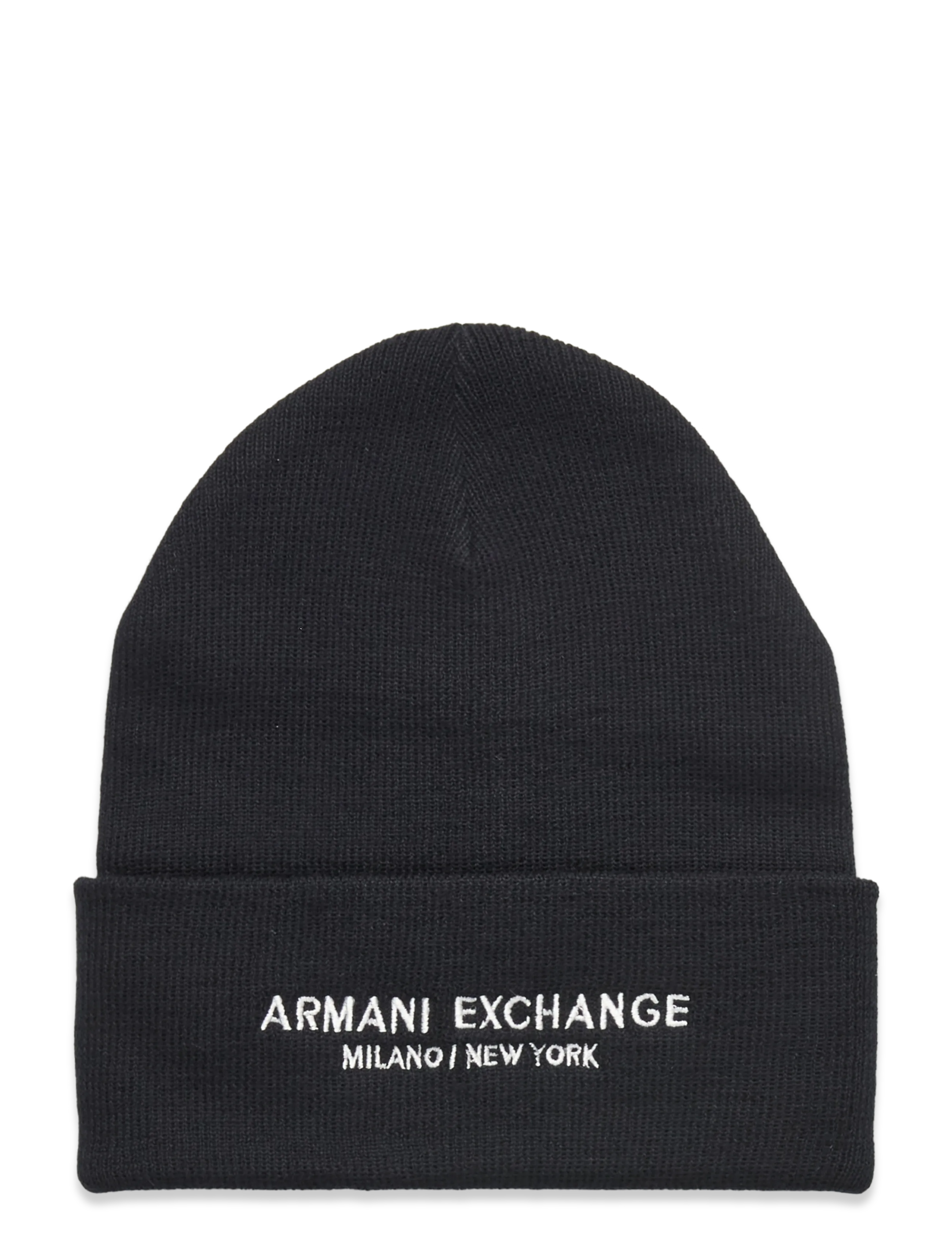 Armani Exchange Beanie Hat, Beanie, Sort, Str: ONE SIZE