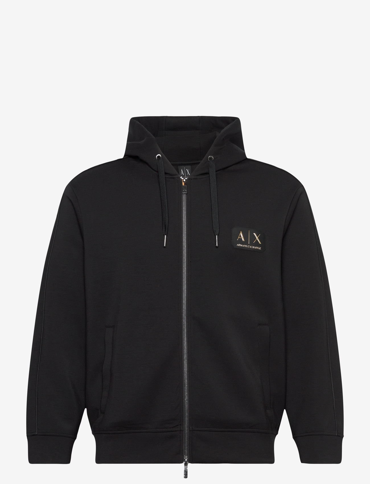 Armani Exchange - SWEATSHIRT - kapuzenpullover - black - 1