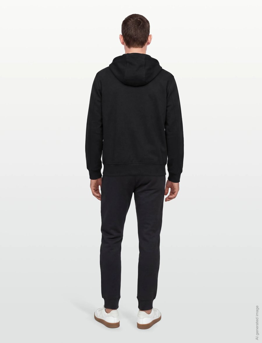 Armani Exchange - SWEATSHIRT - kapuzenpullover - black - 4