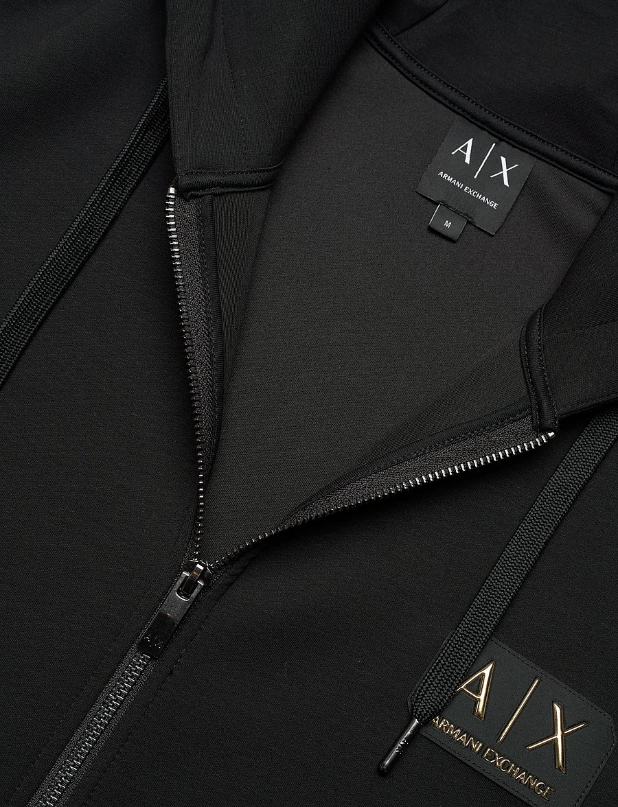 Armani Exchange - SWEATSHIRT - kapuzenpullover - black - 5
