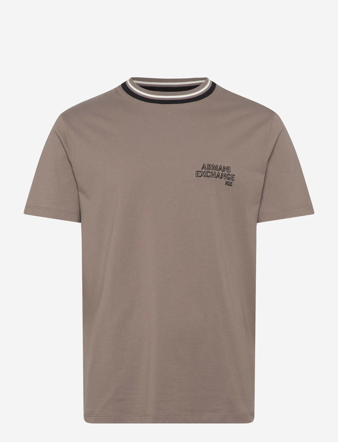 Armani Exchange - T-SHIRT - kortærmede t-shirts - driftwood - 0