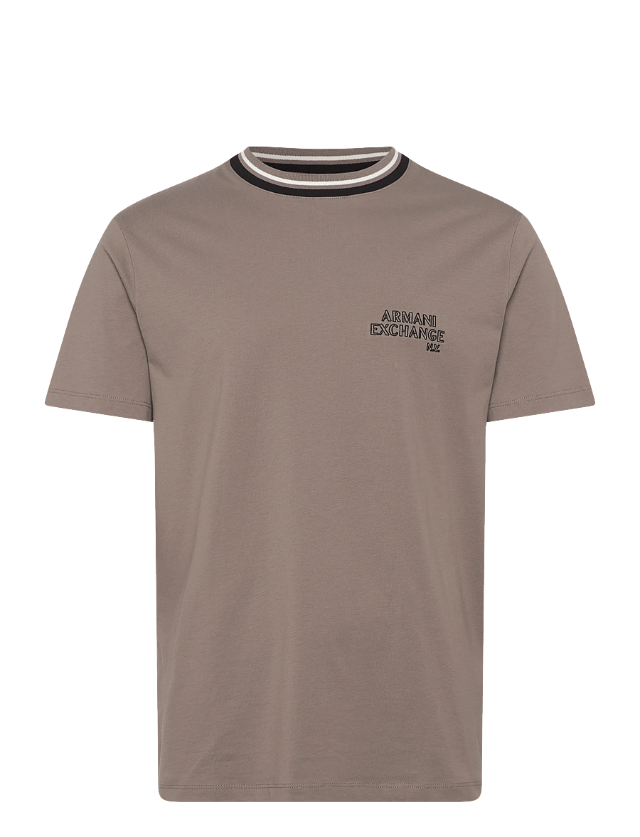 Armani Exchange - T-SHIRT - short-sleeved t-shirts - driftwood - 0