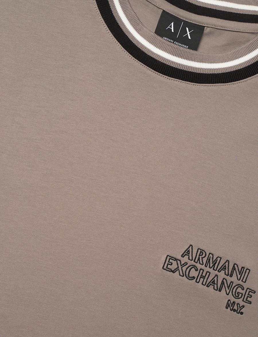 Armani Exchange - T-SHIRT - short-sleeved t-shirts - driftwood - 2