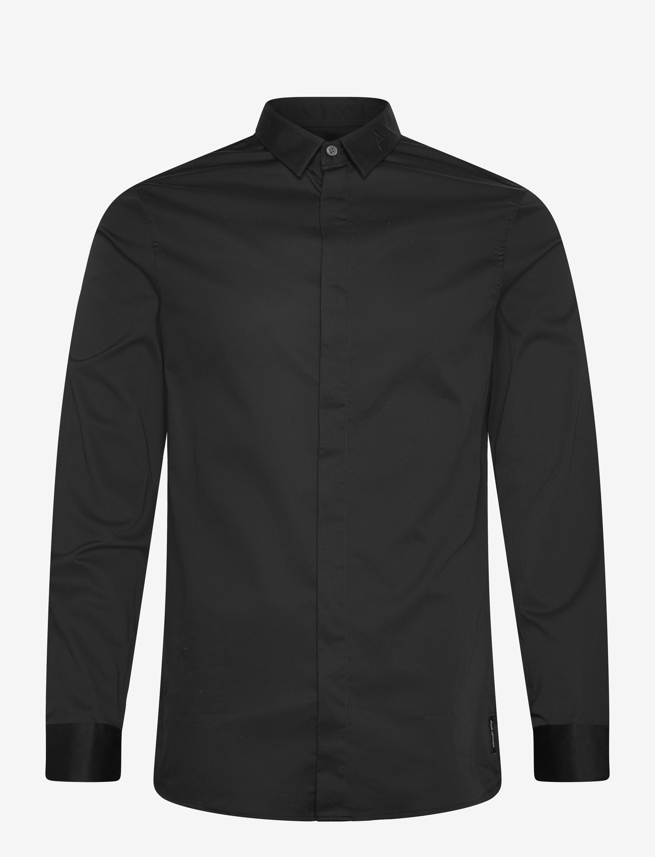 Armani Exchange - SHIRT - casual skjortor - black - 1
