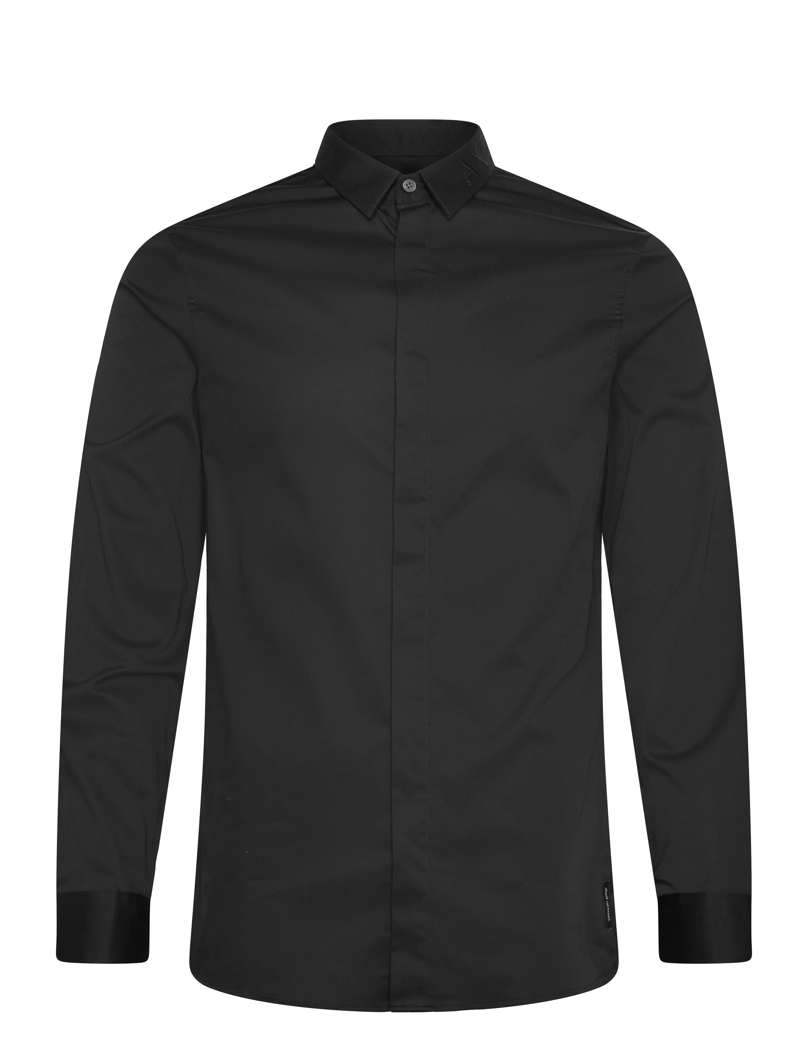Armani Exchange SHIRT - Skjorter - BLACK / black