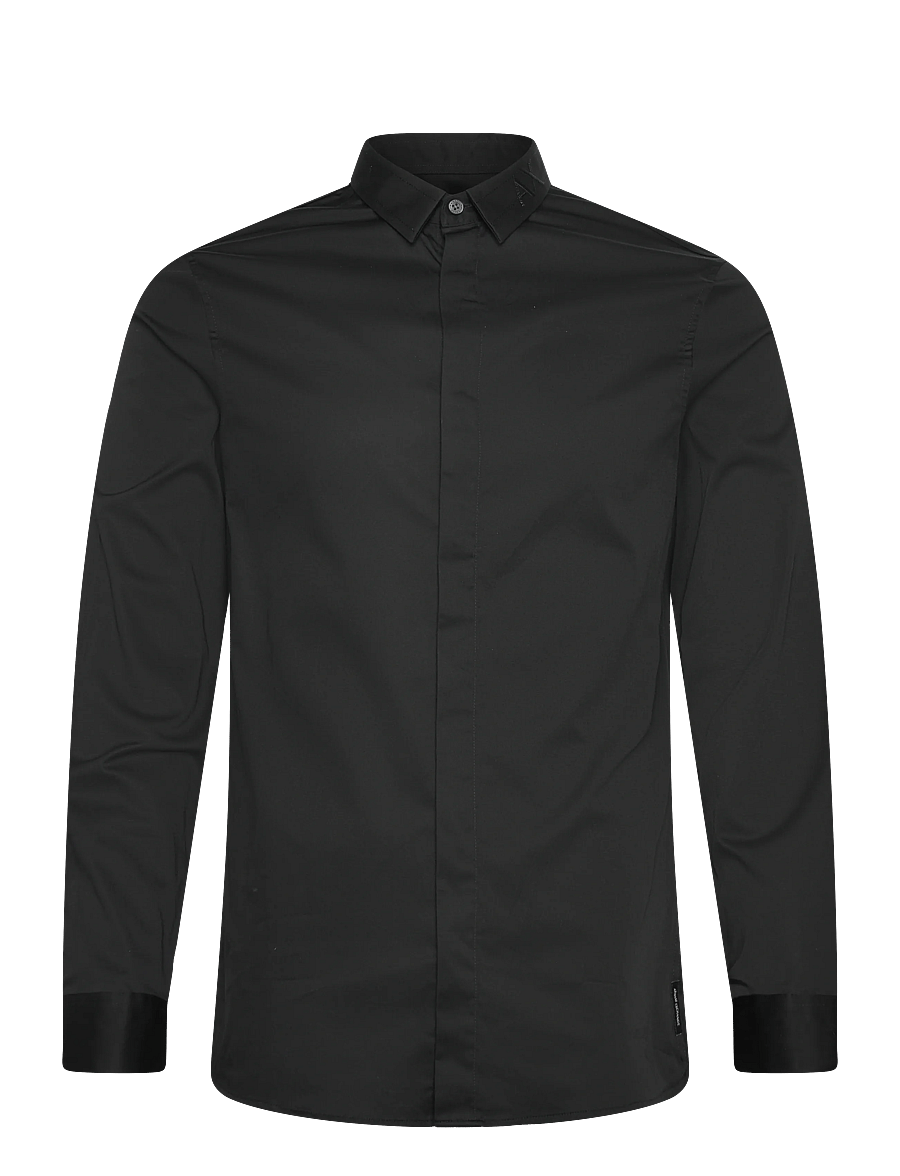 Armani Exchange - SHIRT - casual hemden - black - 1