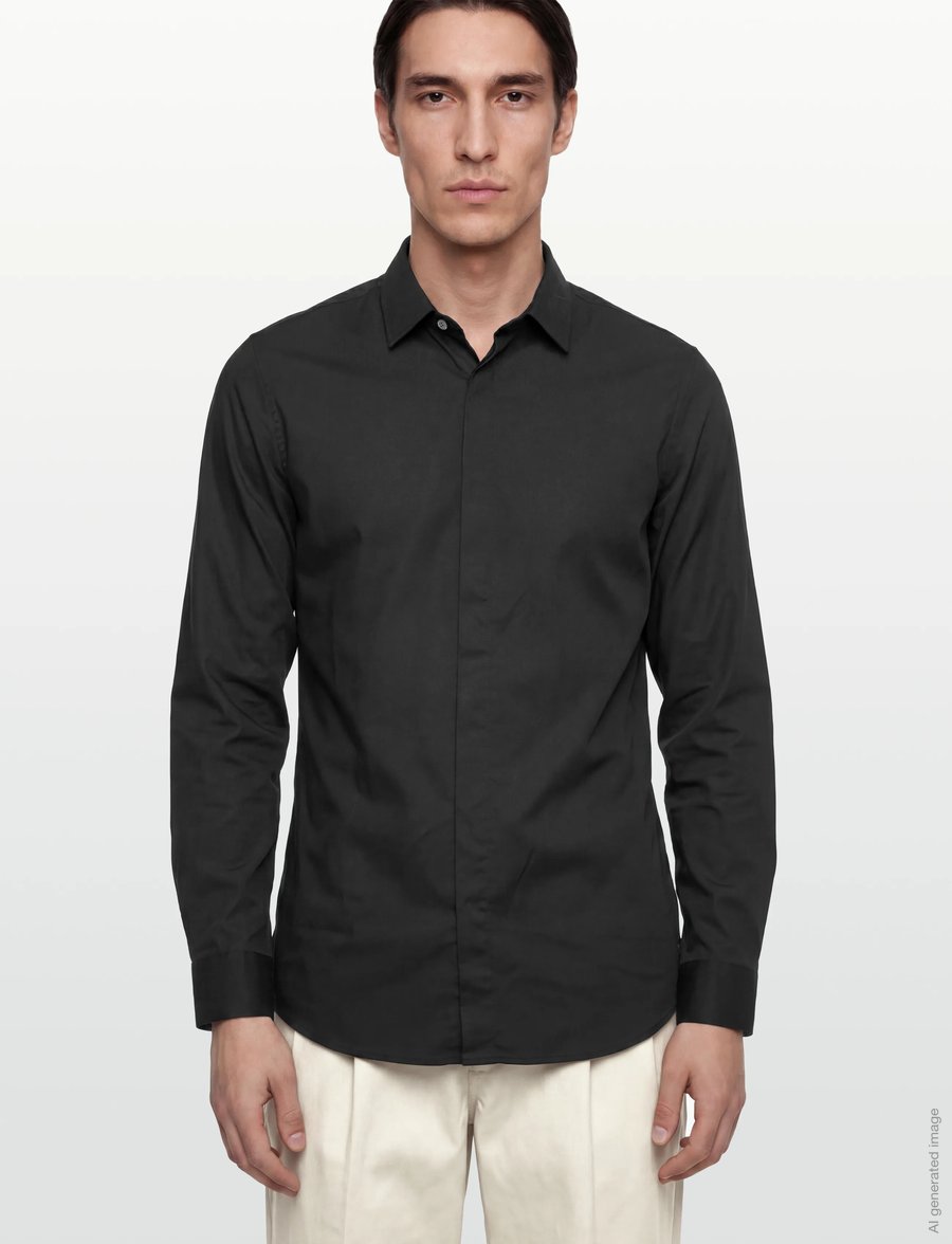 Armani Exchange - SHIRT - casual hemden - black - 3
