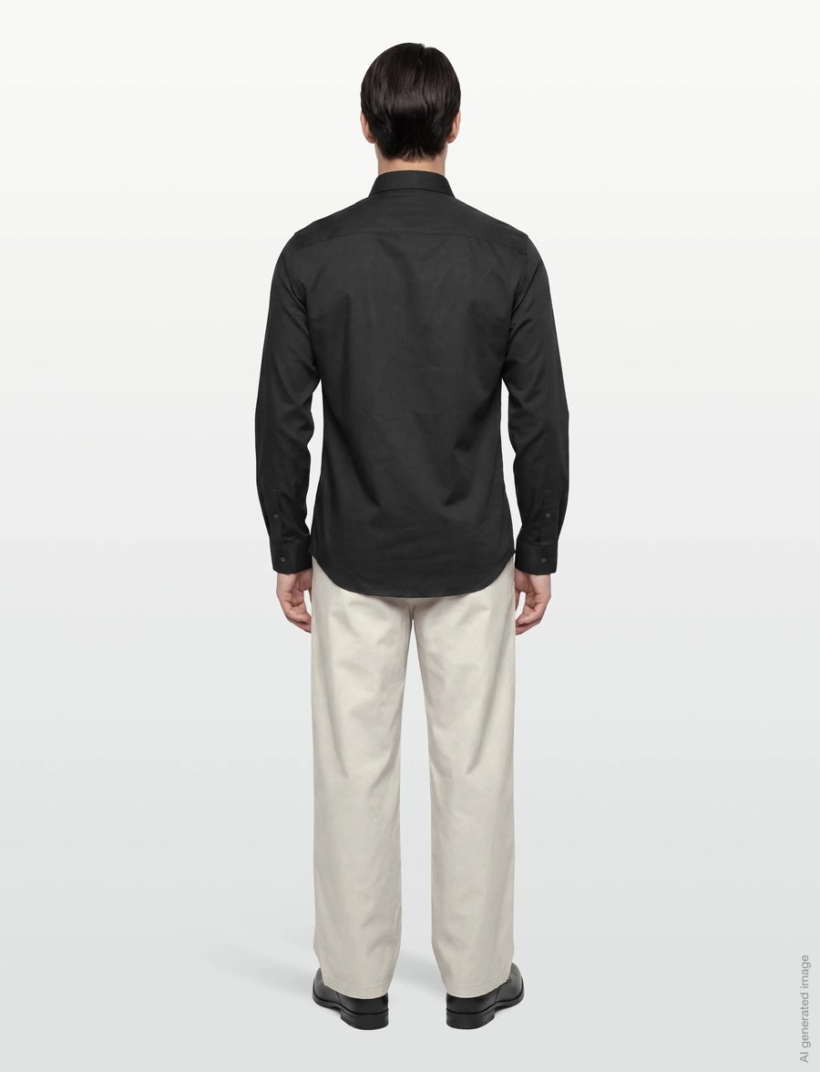 Armani Exchange - SHIRT - casual hemden - black - 4