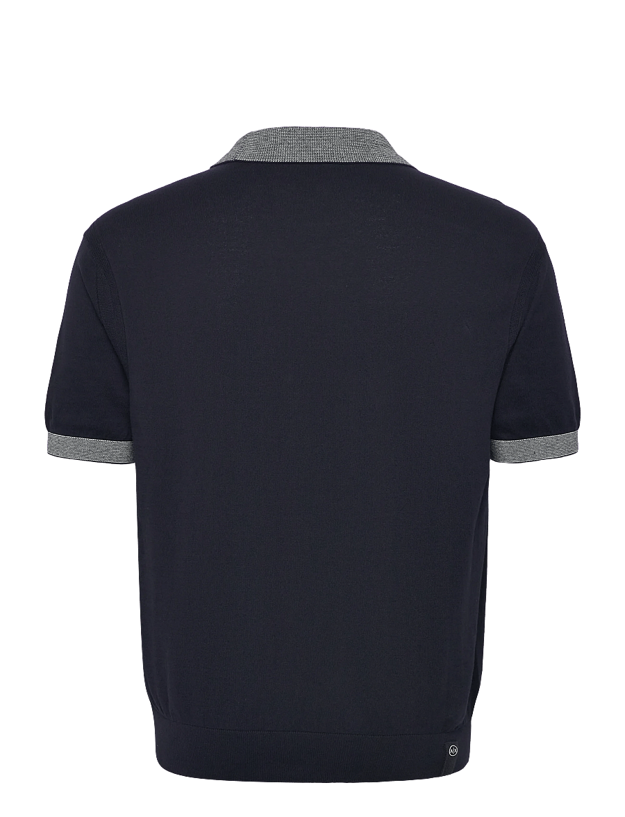 Armani Exchange - KNIT POLO - gestrickte polohemden - deep navy - 2