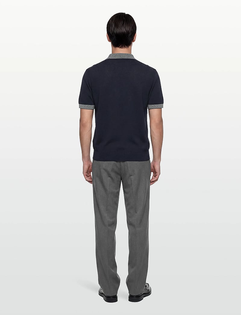 Armani Exchange - KNIT POLO - gestrickte polohemden - deep navy - 4