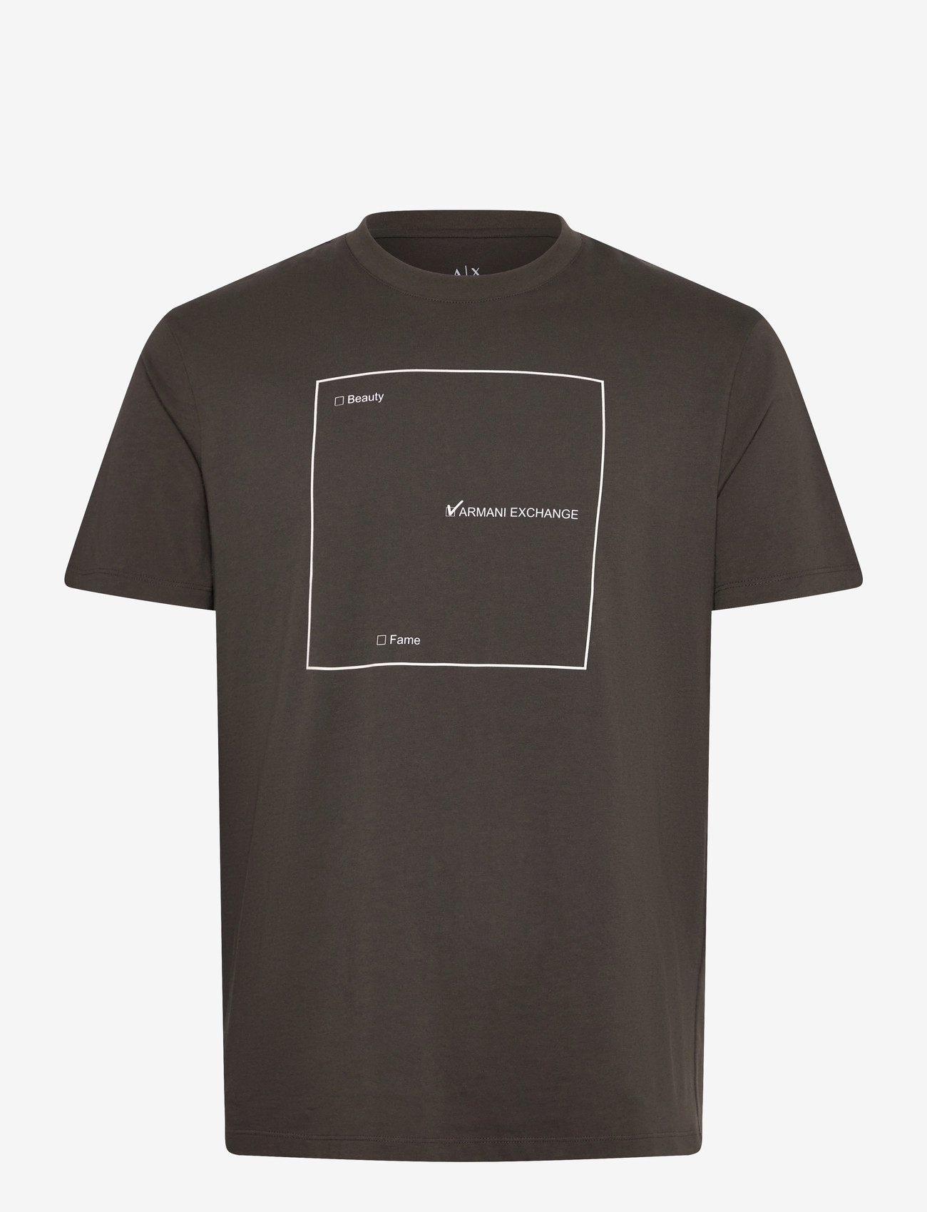 Armani Exchange - T-SHIRT - kurzärmelig - chocolate - 0