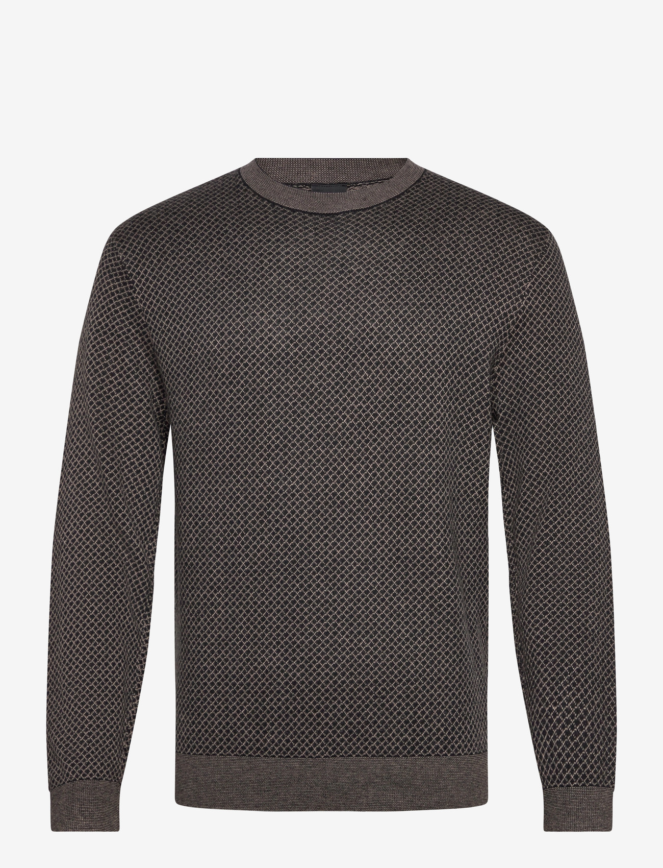 Armani Exchange - PULLOVER - höstkläder - black/driftwood sloped - 0
