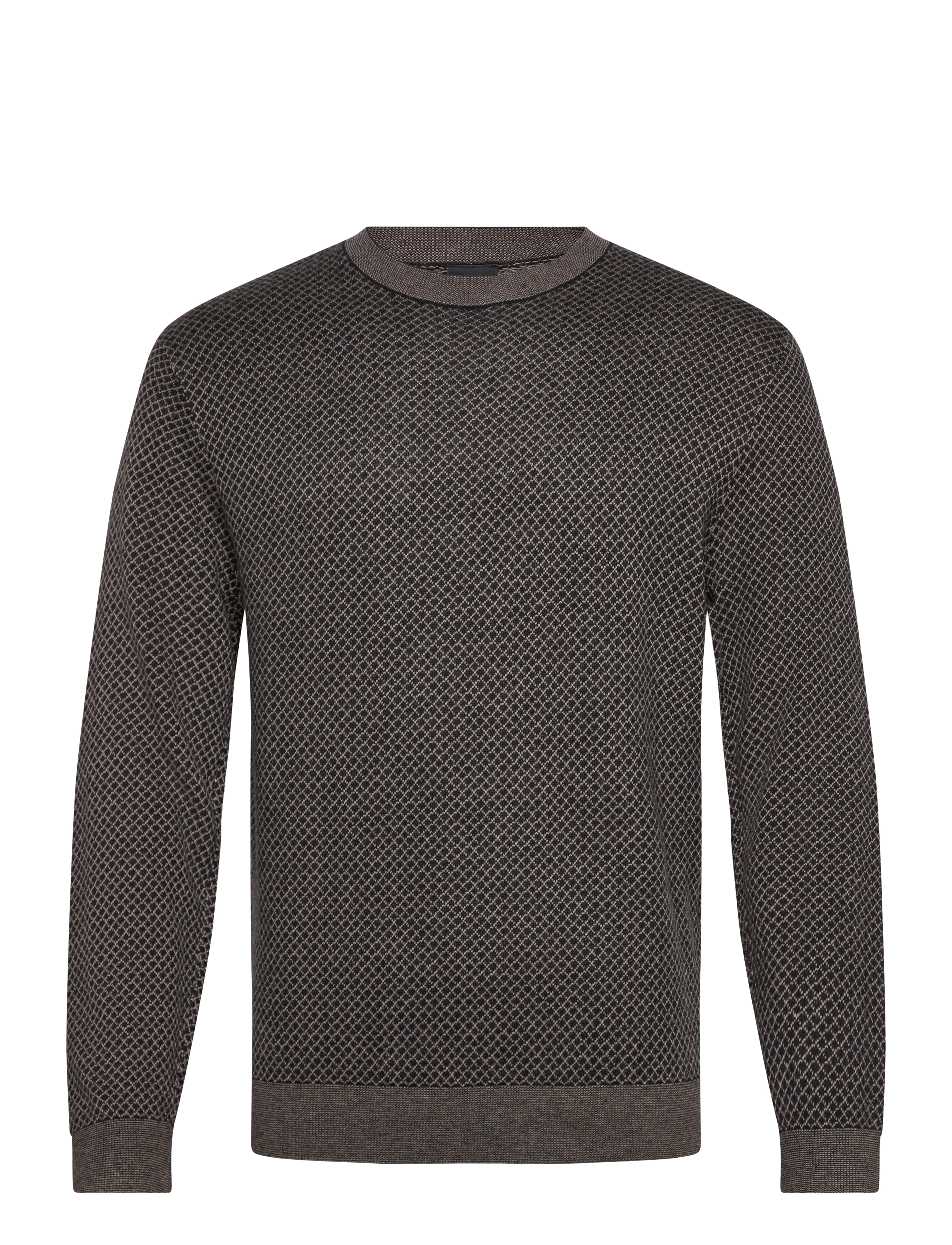 Armani Exchange PULLOVER - Armani Exchange - BLACK/DRIFTWOOD SLOPED / multi