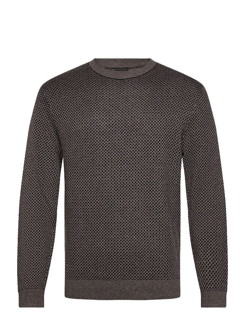 Armani Exchange - PULLOVER - rundhals - black/driftwood sloped - 0