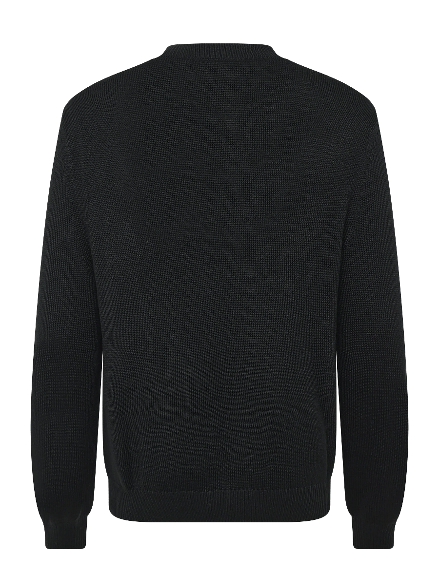 Armani Exchange - PULLOVER - rundhalsad - black - 1