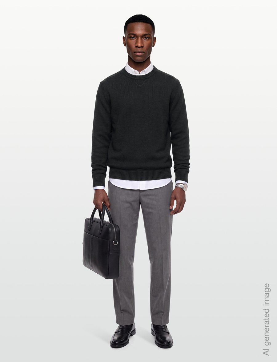 Armani Exchange - PULLOVER - rundhals - black - 0
