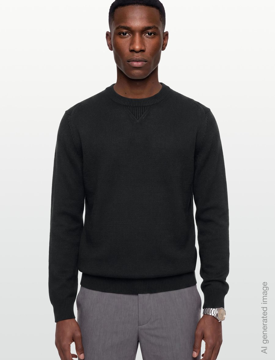 Armani Exchange - PULLOVER - rundhals - black - 3
