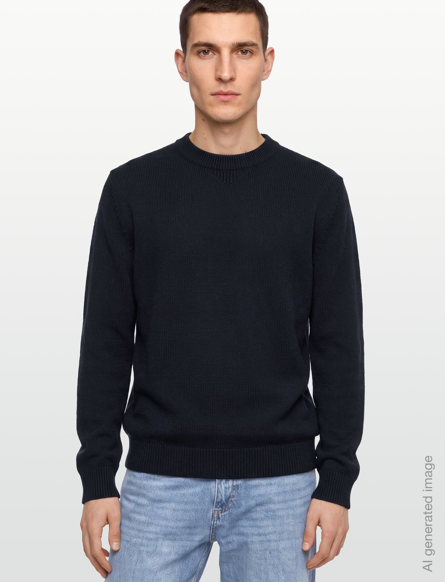 Armani Exchange - PULLOVER - rund hals - deep navy - 3