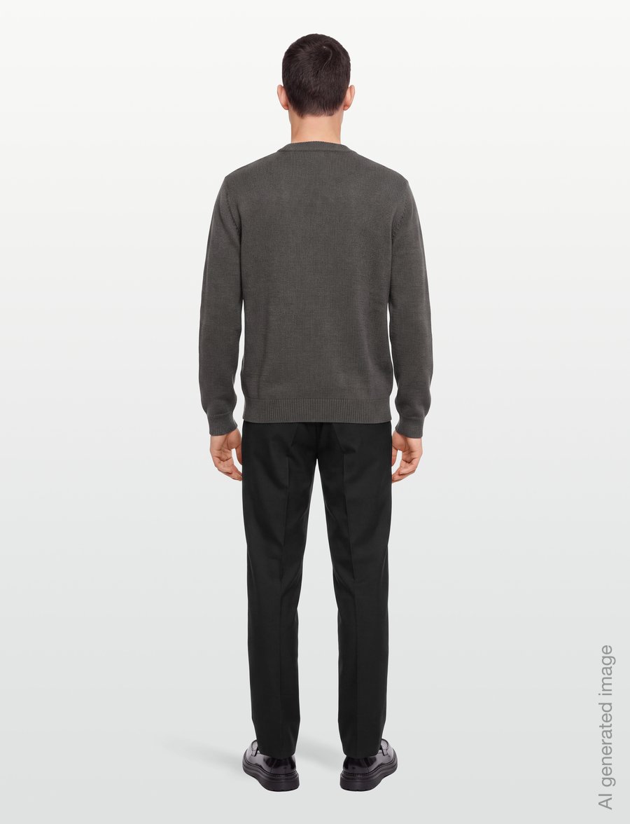 Armani Exchange - PULLOVER - rundhalsad - falcon - 4