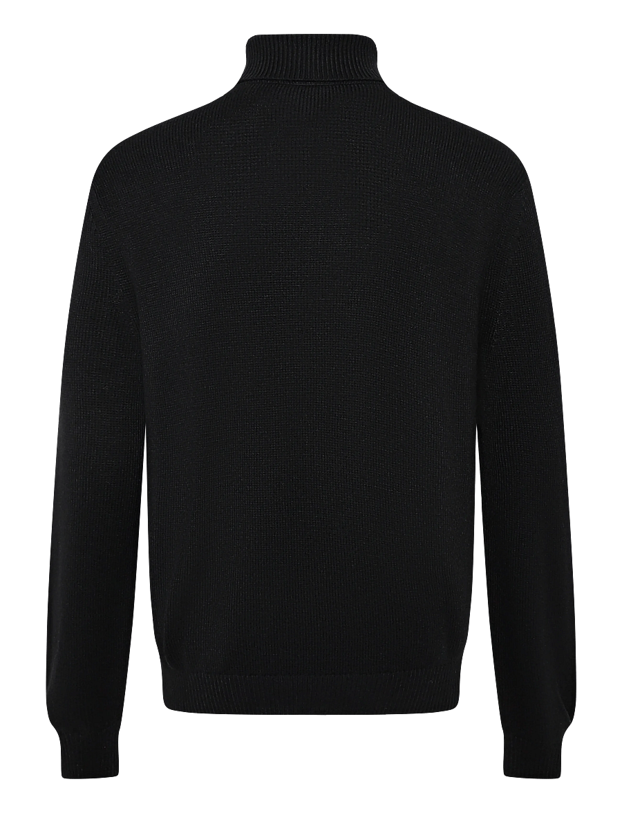 Armani Exchange - PULLOVER - polokrage - black - 1
