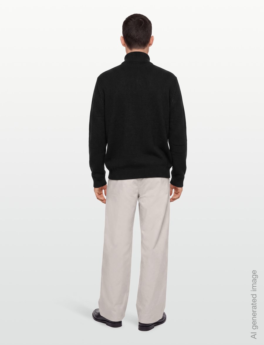 Armani Exchange - PULLOVER - rullekraver - black - 4