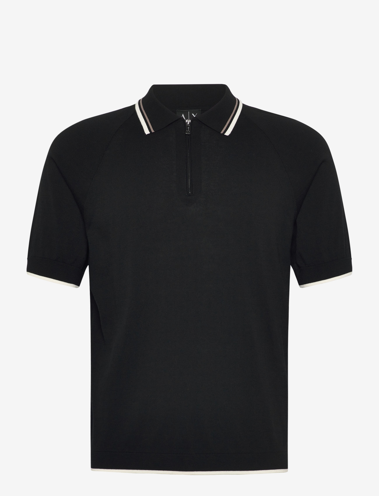 Armani Exchange - KNIT POLO - mænd - black - 0