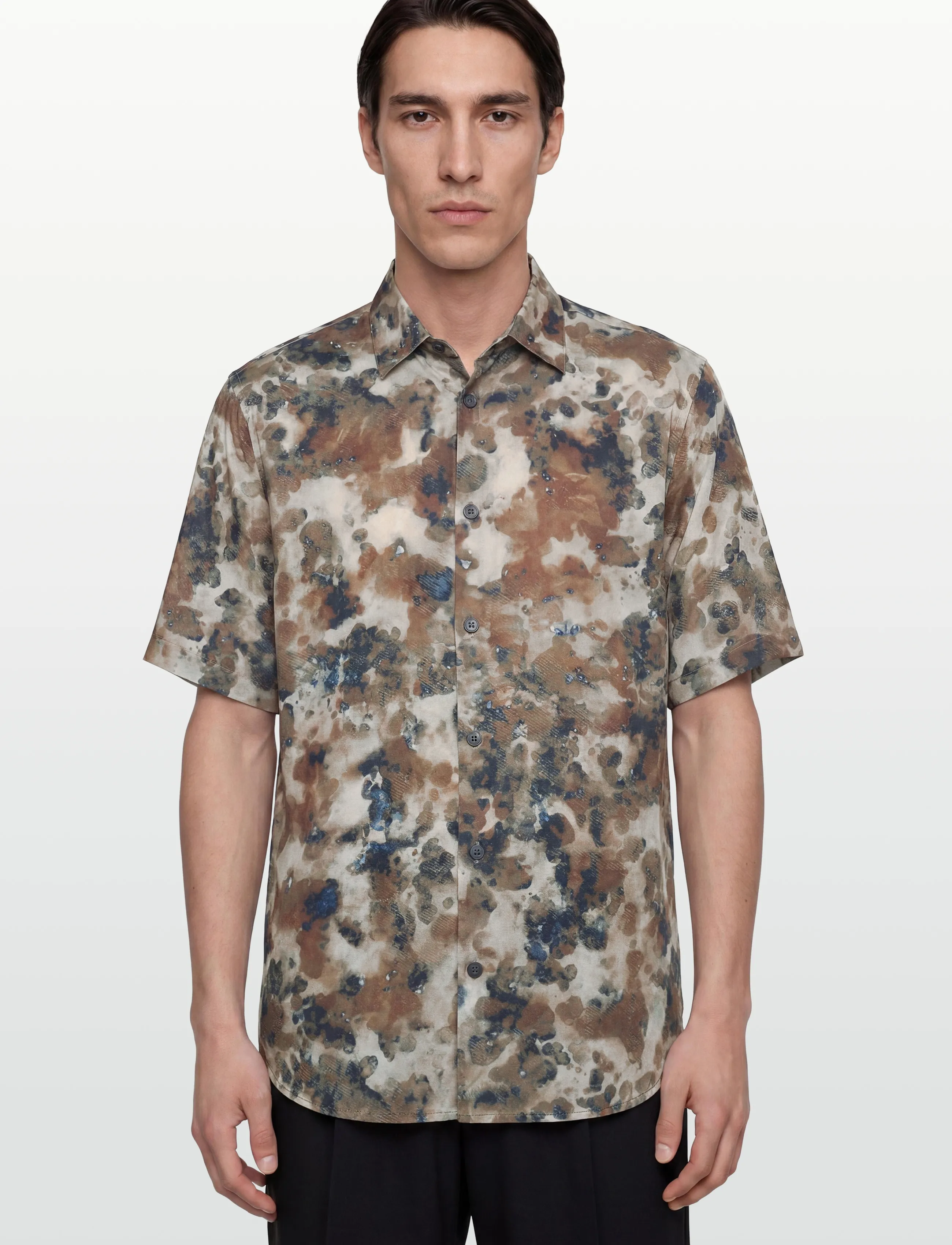 Armani Exchange - SHIRT - casual shirts - cloudy allover - 3
