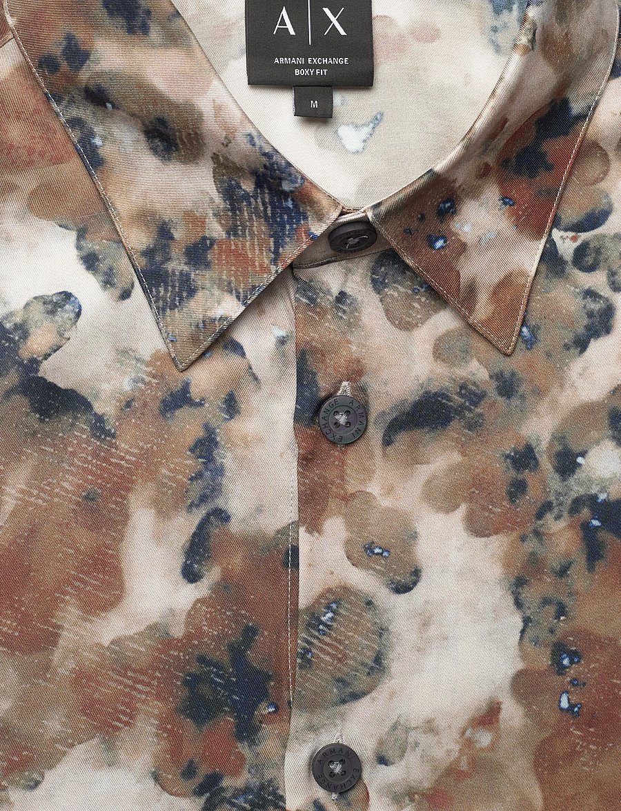 Armani Exchange - SHIRT - casual skjortor - cloudy allover - 5
