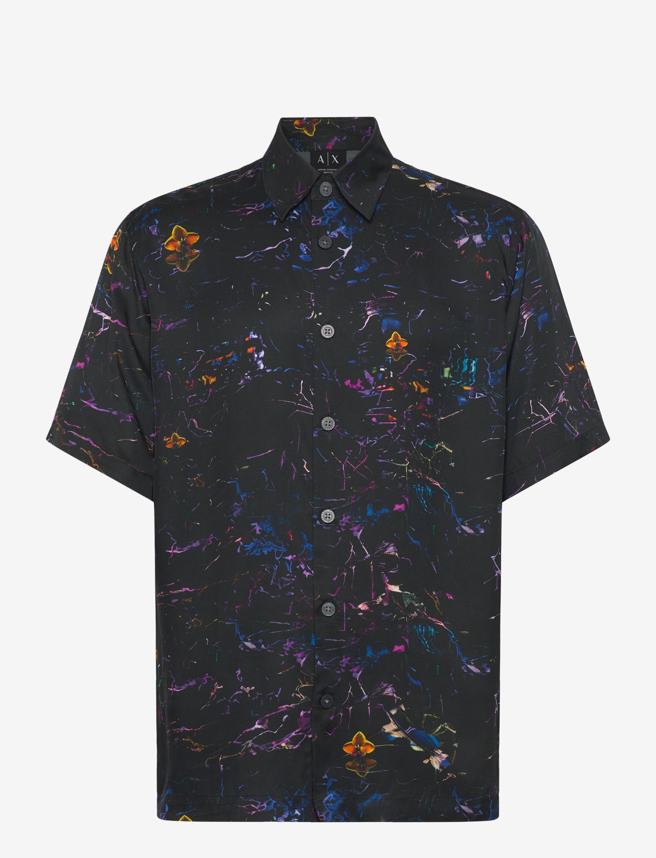 Armani Exchange - SHIRT - casual skjortor - flower ph. allover - 0