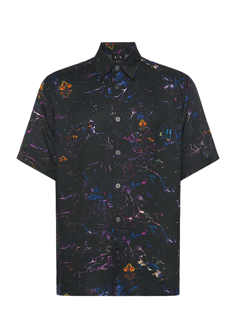 Armani Exchange - SHIRT - casual skjortor - flower ph. allover - 0