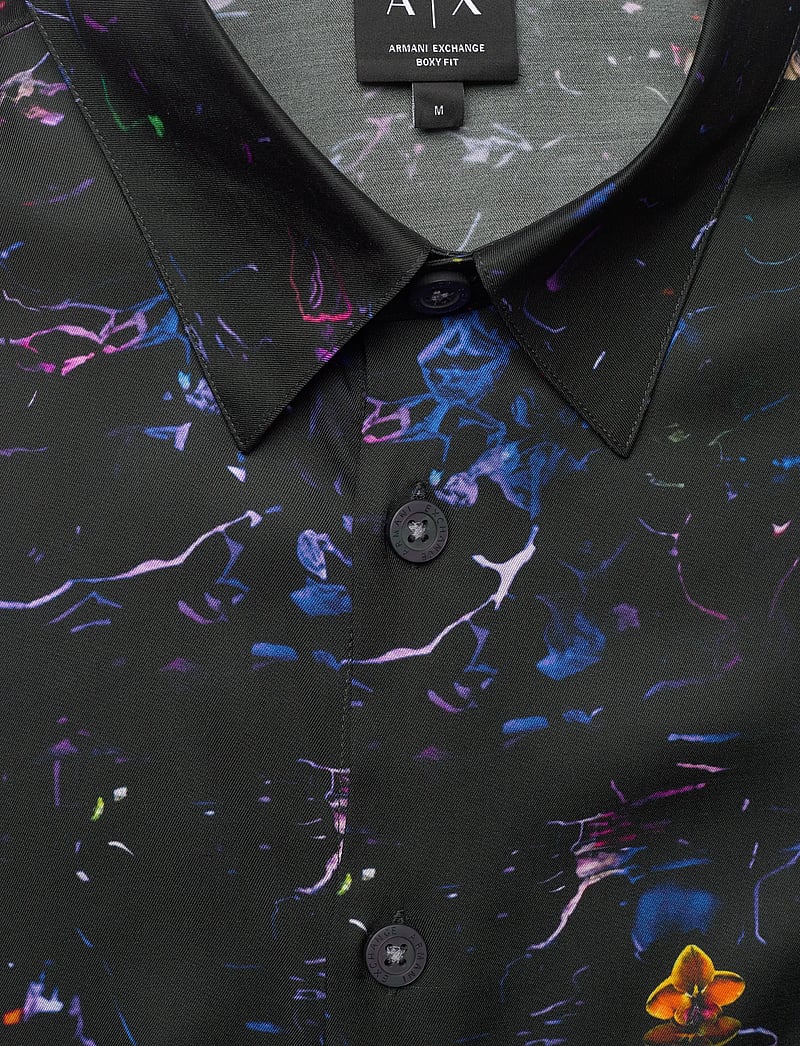 Armani Exchange - SHIRT - casual skjortor - flower ph. allover - 2