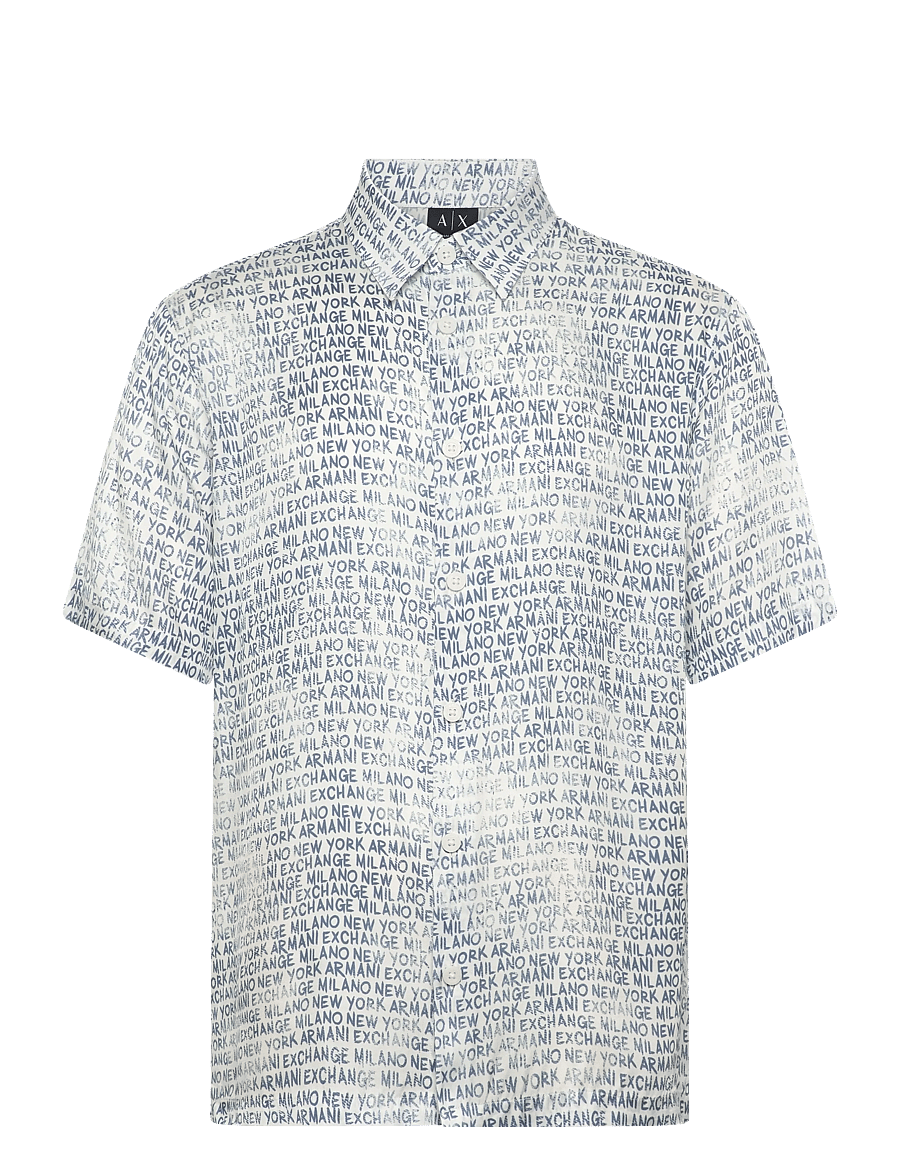 Armani Exchange - SHIRT - casual hemden - lettering ext.w/chin - 1
