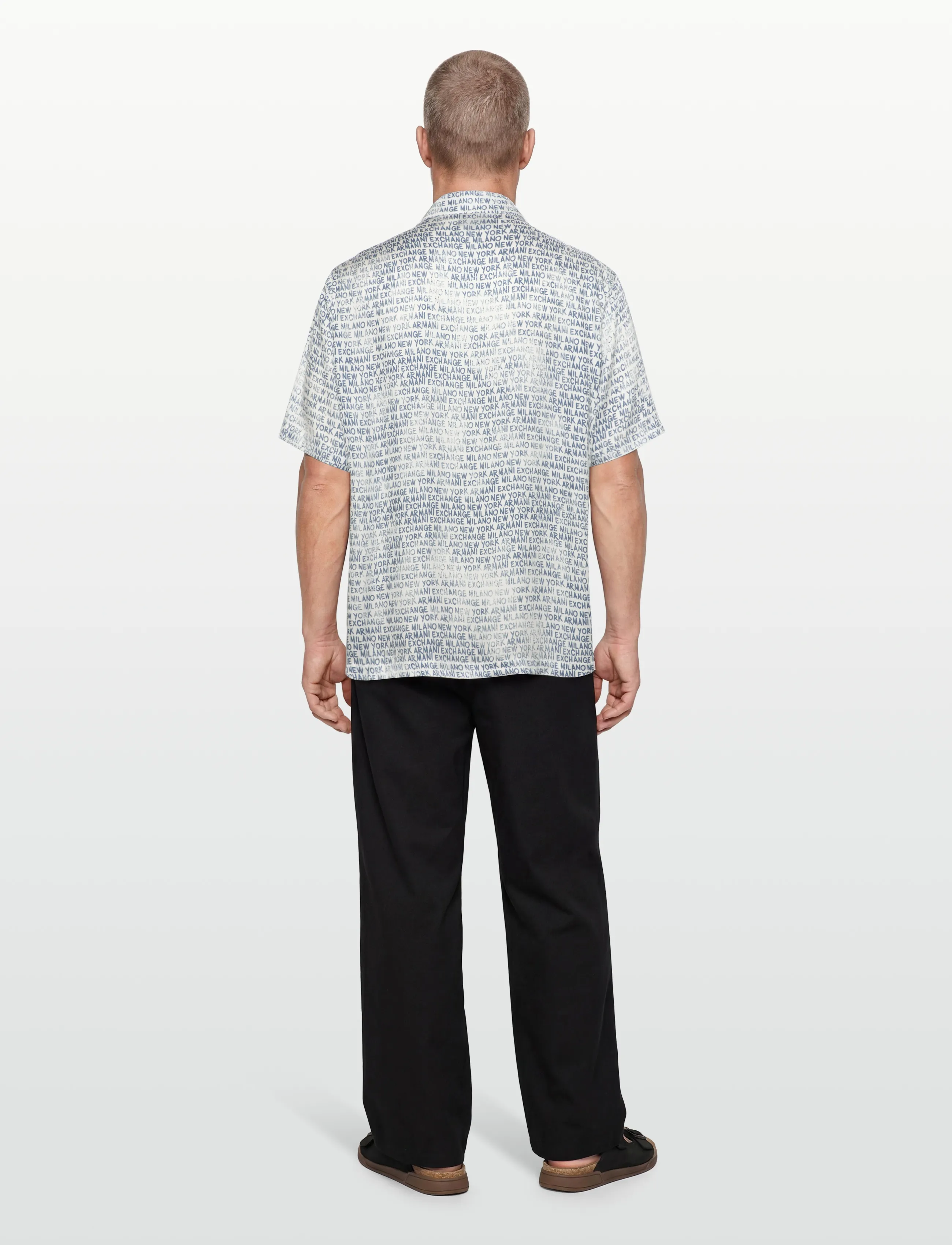 Armani Exchange - SHIRT - casual shirts - lettering ext.w/chin - 4