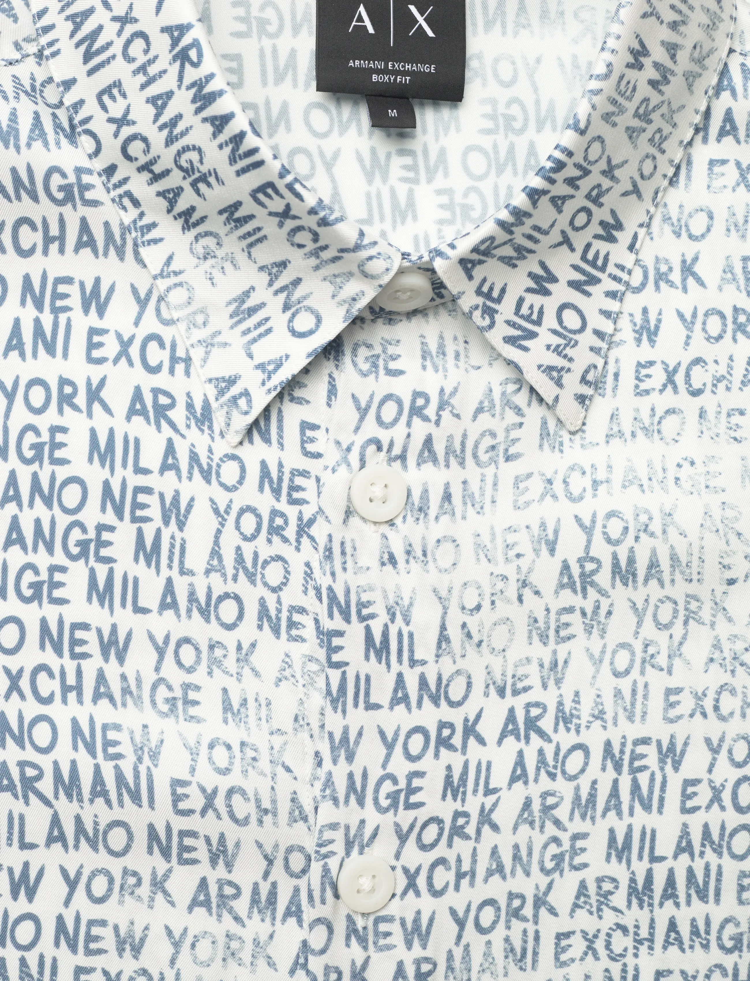 Armani Exchange - SHIRT - casual shirts - lettering ext.w/chin - 2