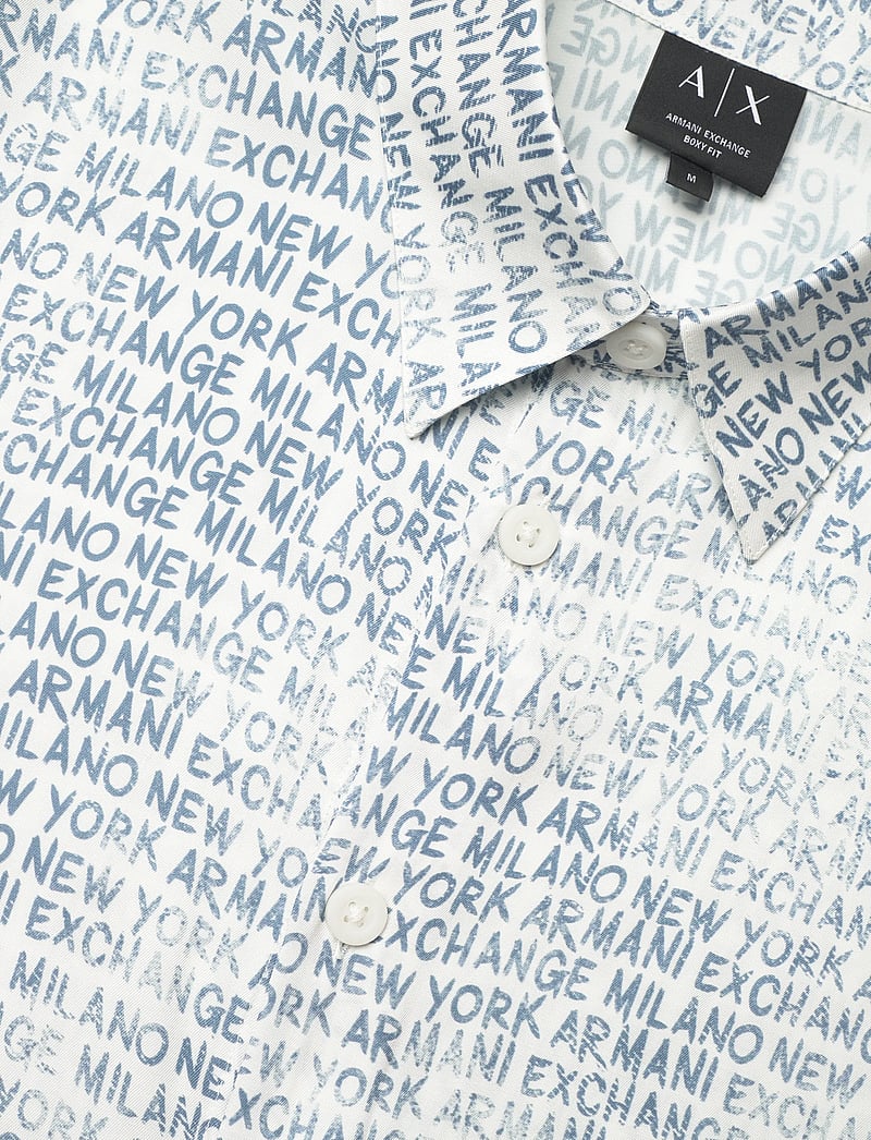 Armani Exchange - SHIRT - casual skjorter - lettering ext.w/chin - 3