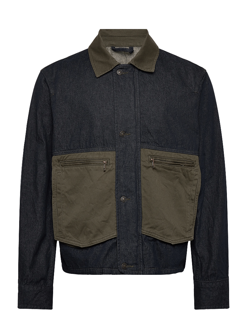 Armani Exchange - BLOUSON JACKET - gefütterte denimjacken - blue denim - 0