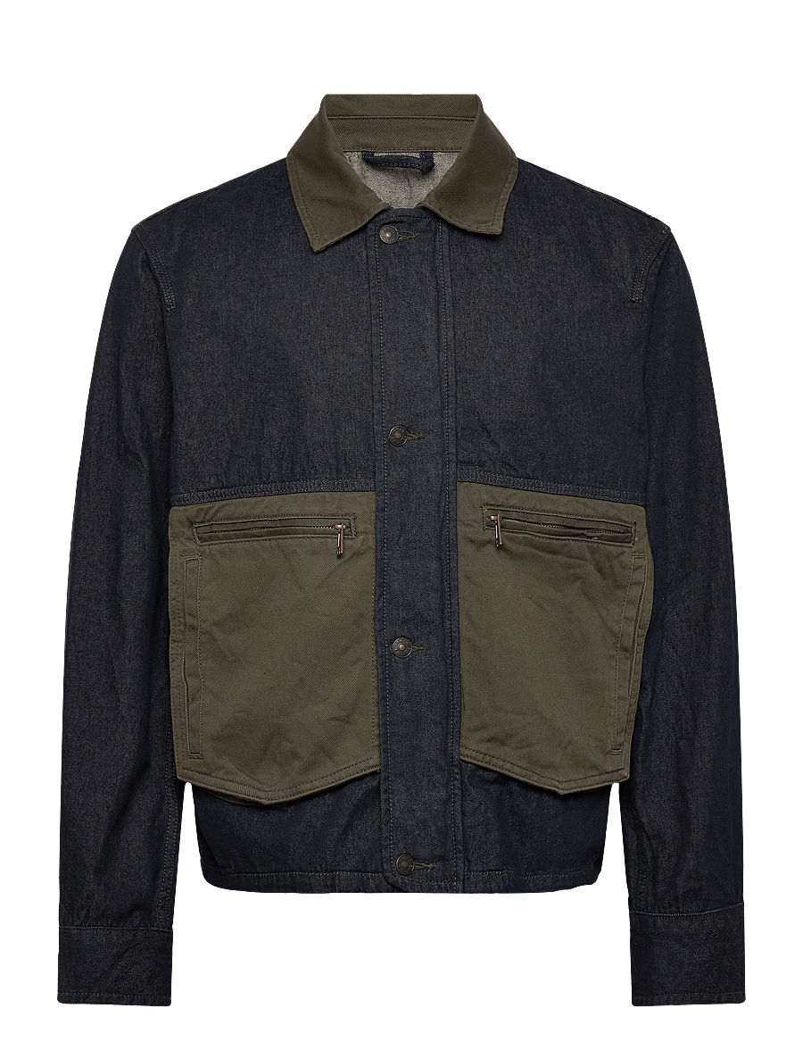Armani Exchange - BLOUSON JACKET - gefütterte denimjacken - blue denim - 0