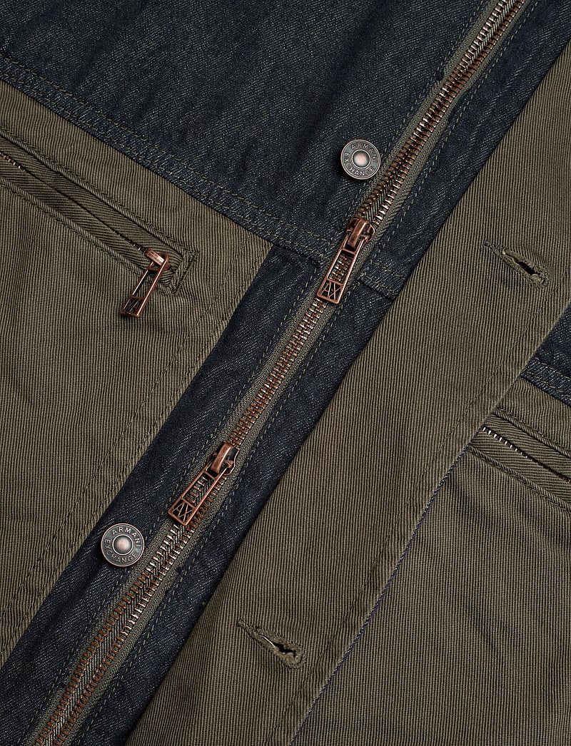 Armani Exchange - BLOUSON JACKET - gefütterte denimjacken - blue denim - 3