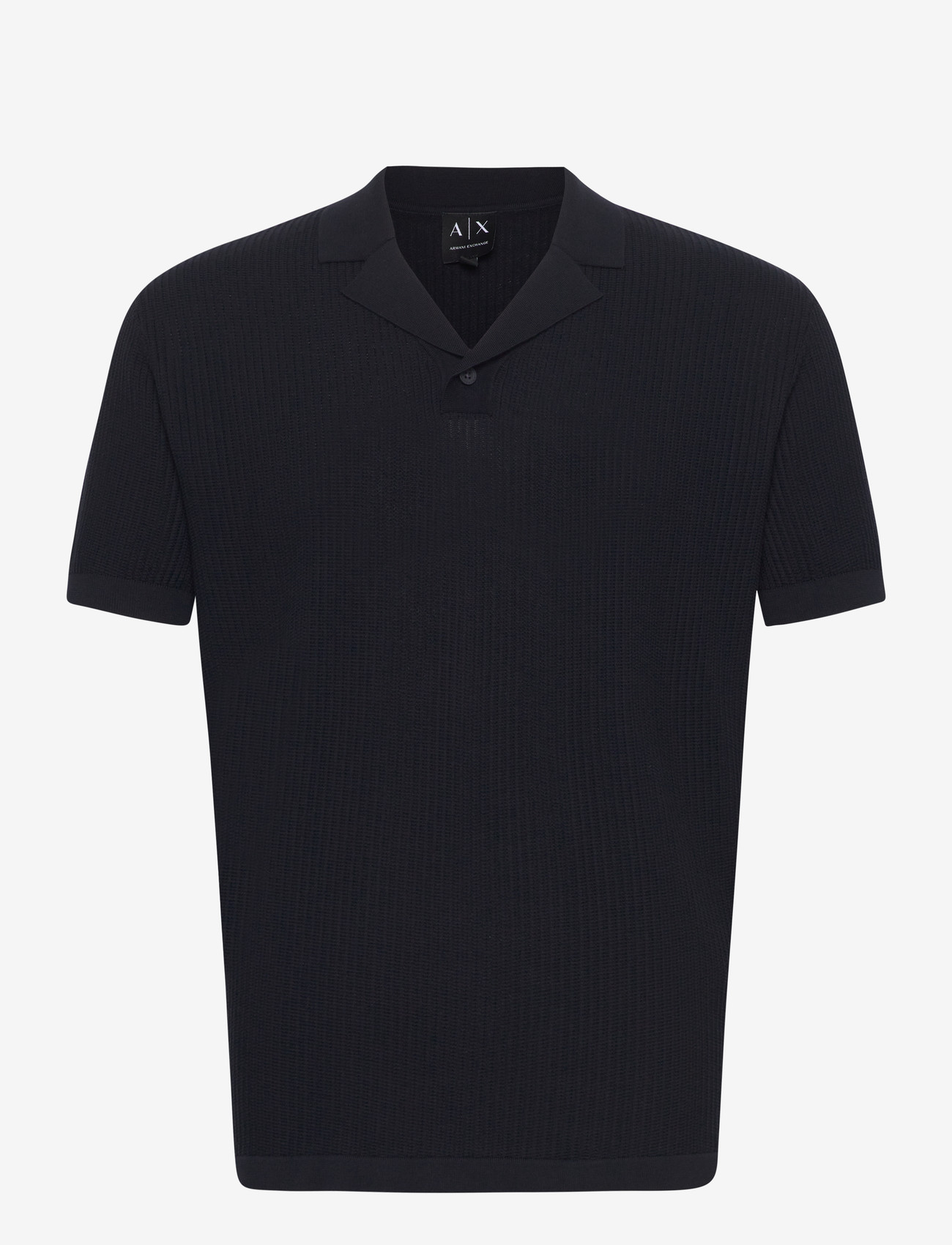 Armani Exchange - KNIT POLO - deep navy - 0