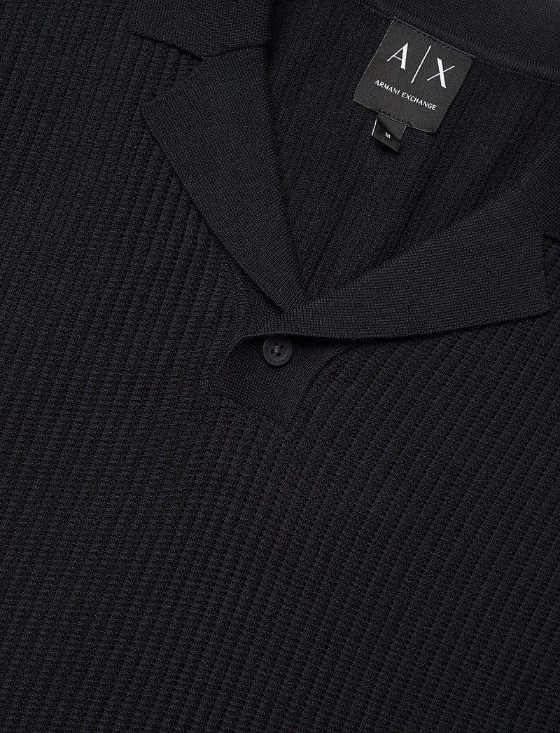 Armani Exchange - KNIT POLO - deep navy - 2