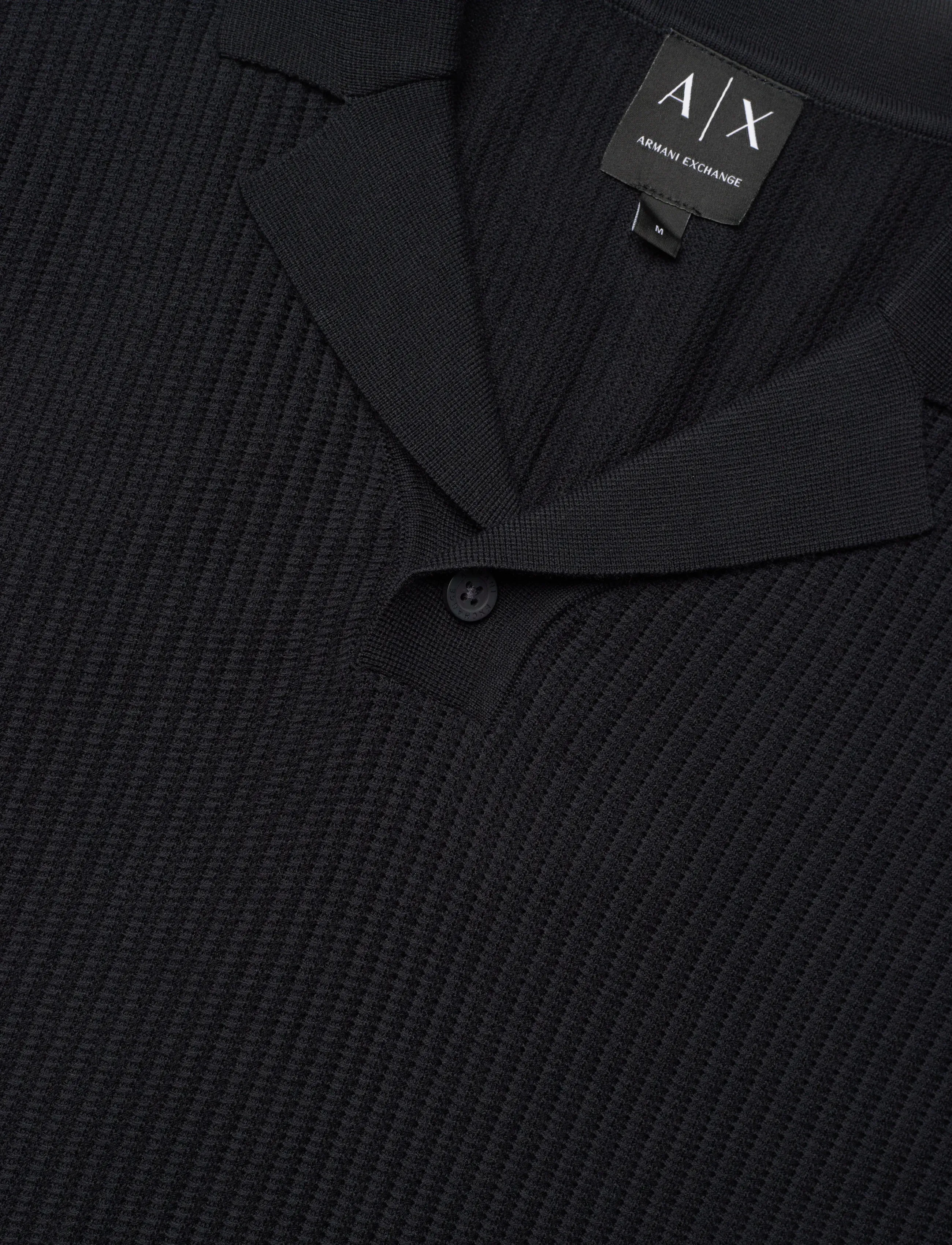 Armani Exchange - KNIT POLO - knitted polos - deep navy - 5